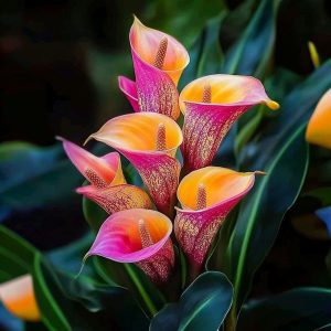 Калла Оникс купить по цене от 450р. в интернет-магазине «Посадика» с доставкой почтой в в Моршанске и по всей России – [изображение №1].